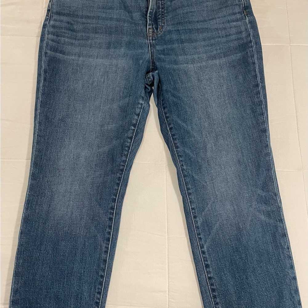 Madewell Perfect Vintage Crop Jean High-Rise Wide-Leg Cropped Denim (Size 30) - Picture 8 of 9